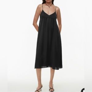 NWT Aritzia Wilfred Lover Satin Midi Dress